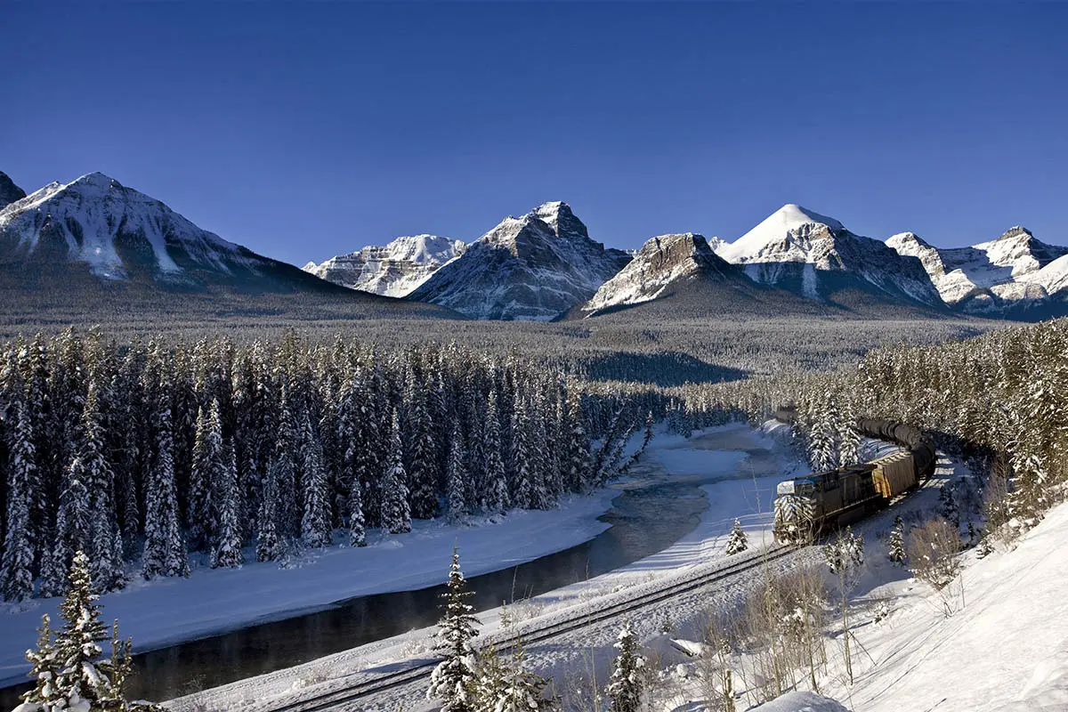 Bow Valley in Winter