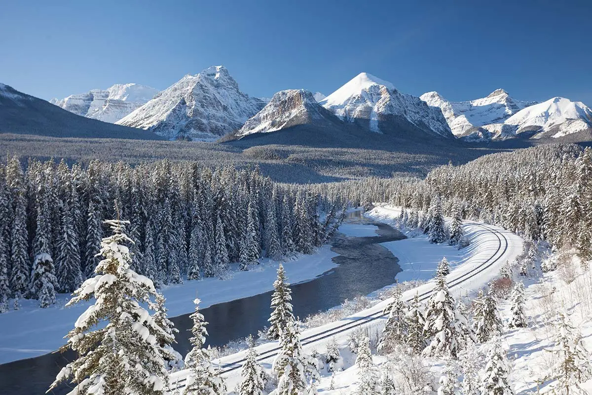 Bow Valley in Winter