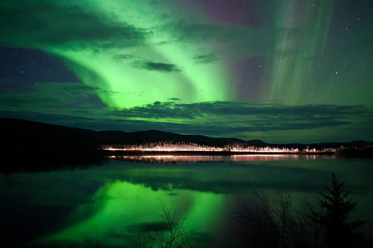 Aurora Borealis in Whitehorse
