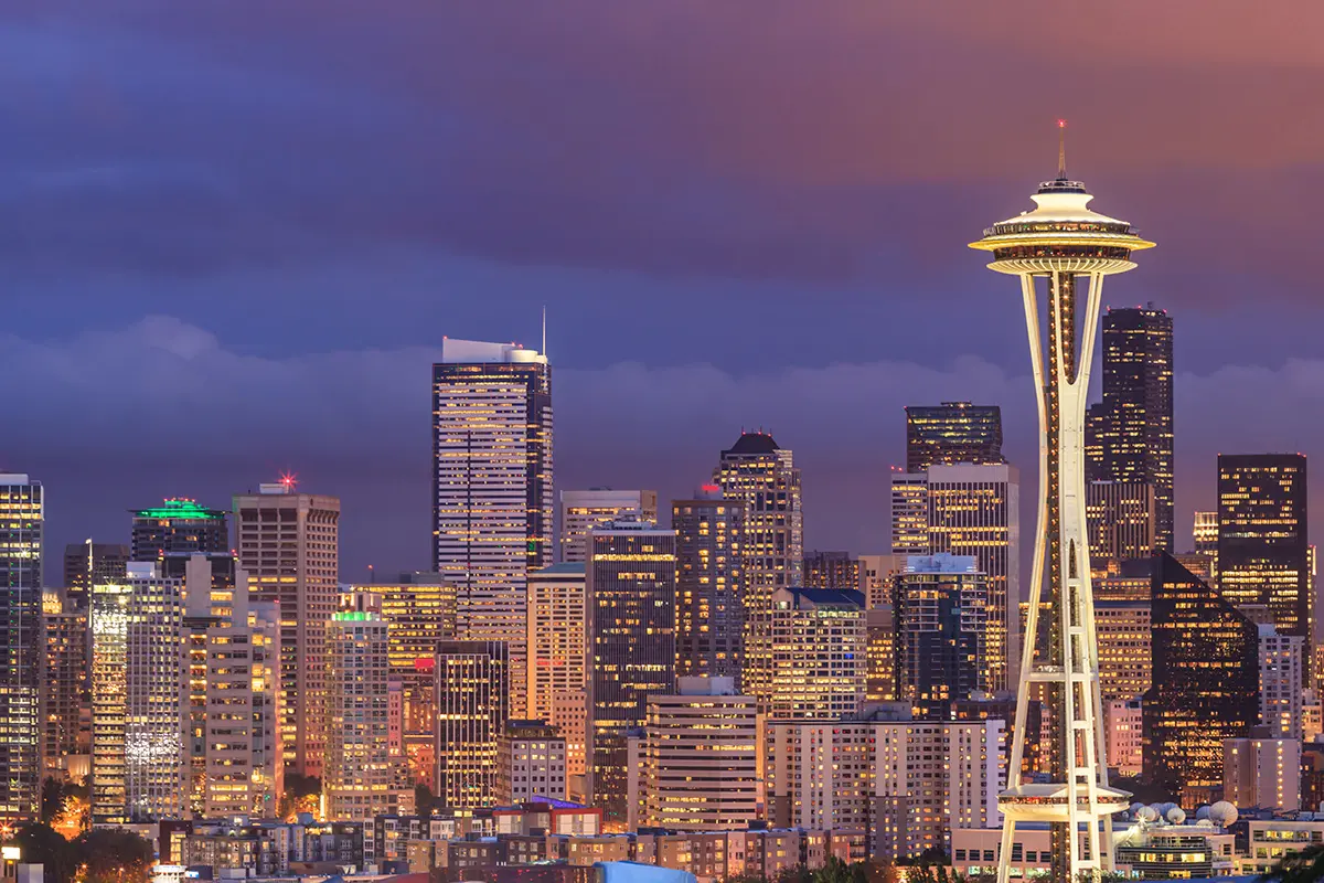 Nightscape of Seattle