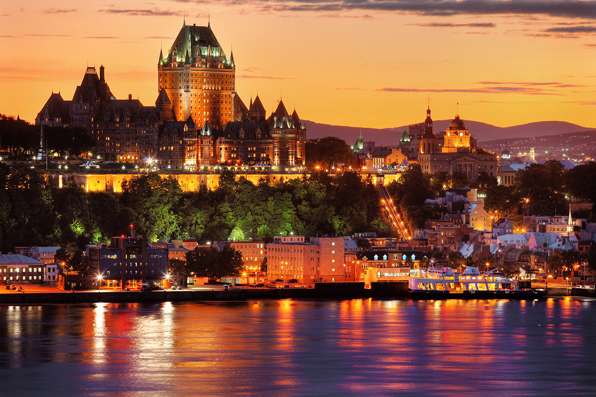 Nightscape of Quebec City