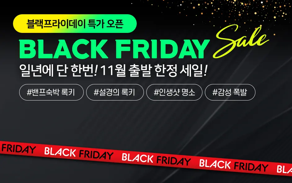 블랙프라이데이 프로모션